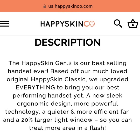 BNWT HappySkin Gen.2 IPL Hair Removal Handset - gloss white - Picture 9 of 10